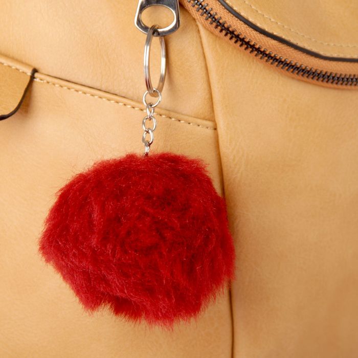 Пушистик на кольце "Собака "Приношу любовь" 8х8х8 см