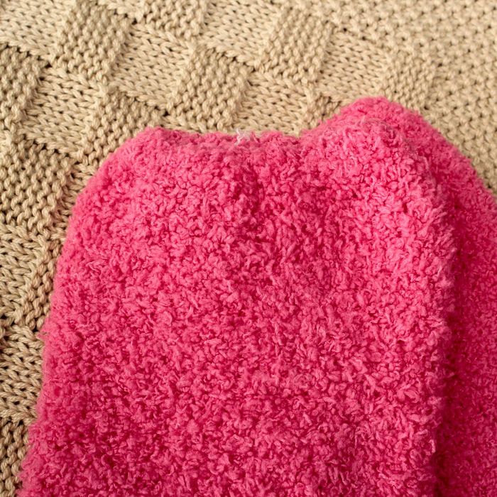 Носки махровые "Однотонные", размер 23-27, цвет розовый