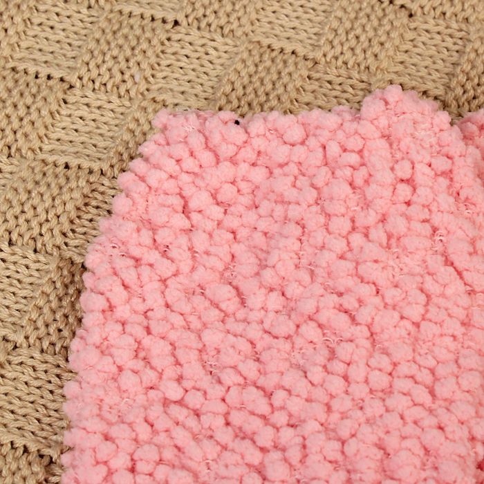 Носки утеплённые "Однотонные", размер 19-25, цвет светло-розовый