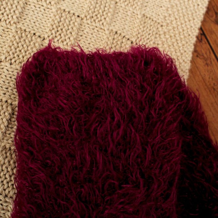 Носки женские "Травка", размер 19-25, цвет фиолетовый