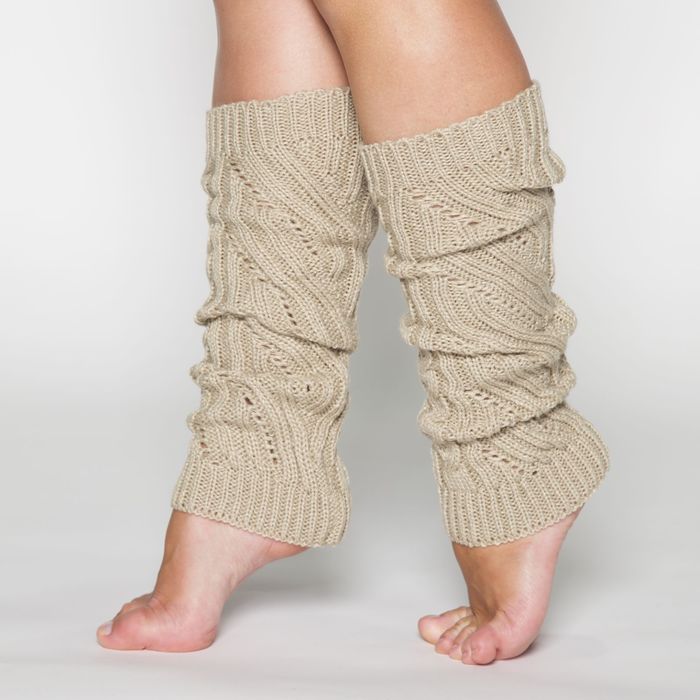 Гетры женские Collorista, длина 40 см, цвет бежевый