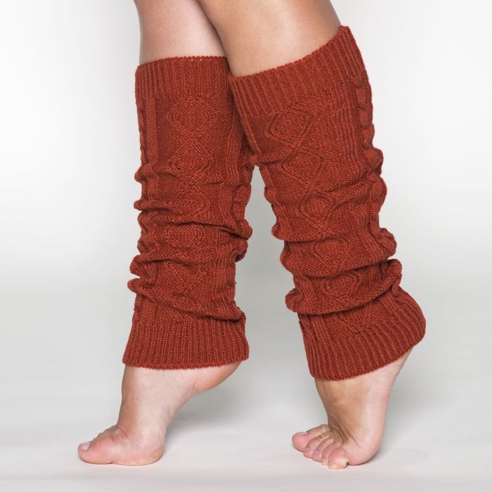 Гетры женские, длина 40 см, цвет кирпичный