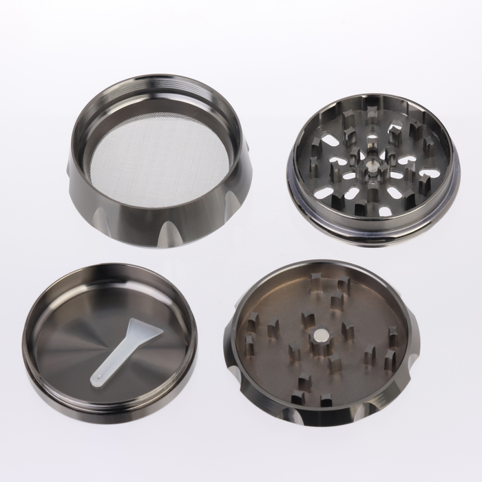 Измельчитель для табака с ситом, цвет микс, 6*6*4,5см