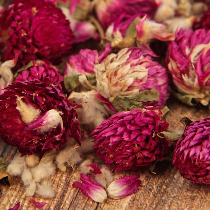 Сухие цветы клевера, 15 гр, цвет фиолетовый