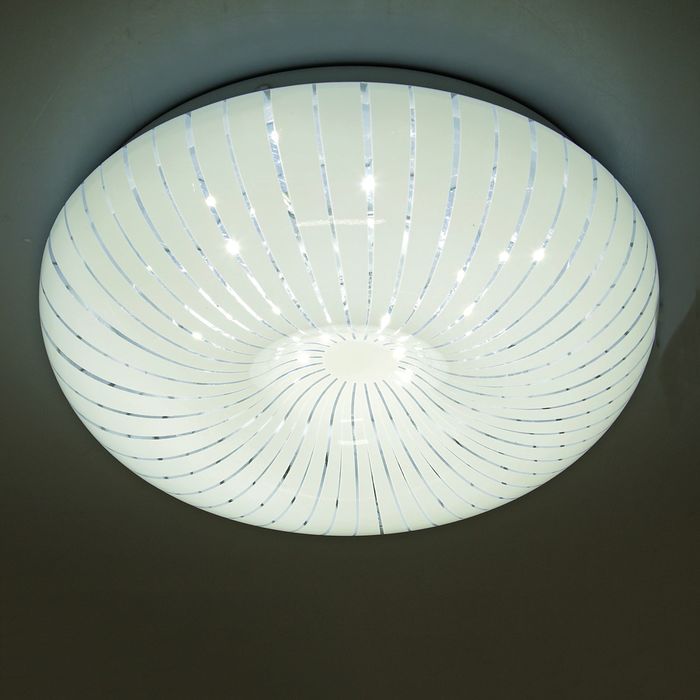 Светильник светодиодный "Линии" 12W LED 6000K 21x21x7см