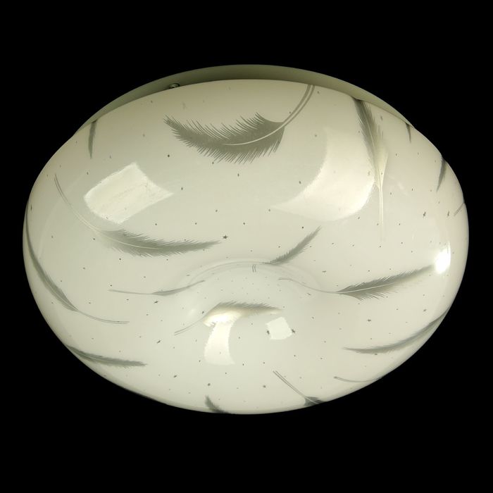 Светильник светодиодный "Перья" 20W LED 6000K (серебрянный свет) 30x30x8см