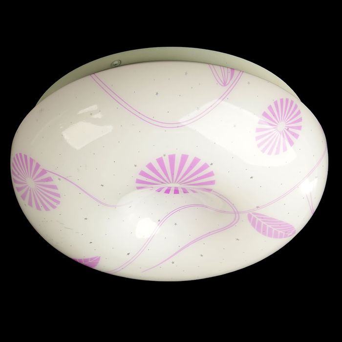 Светильник светодиодный "Ромашка" 20W LED 6000K (фиолетовый свет) 30x30x8см