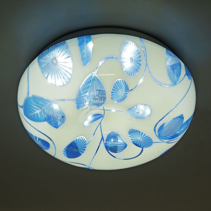 Светильник светодиодный "Ромашки" 20W LED 6000K (голубой свет) 30x30x8см