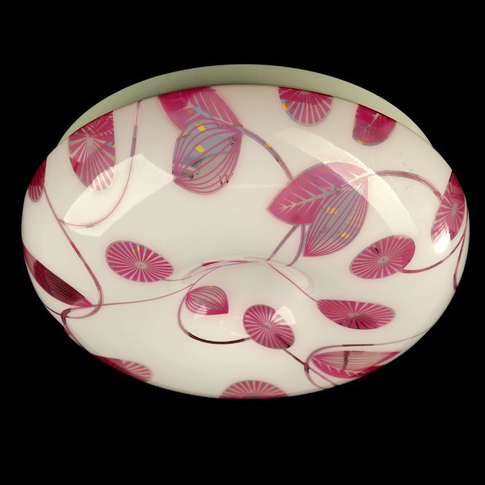 Светильник светодиодный "Ромашки" 20W LED 6000K (розовый свет) 30x30x8см