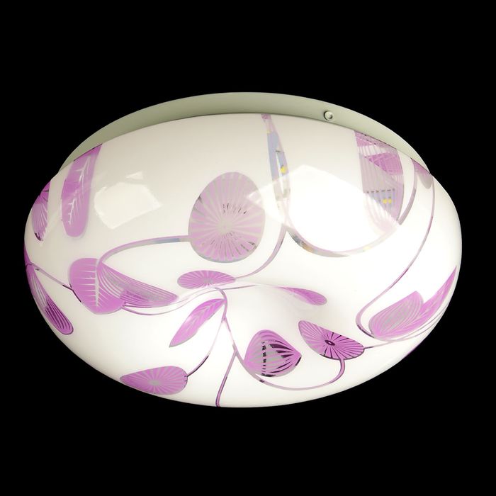 Светильник светодиодный "Ромашки" 20W LED 6000K (фиолетовый свет) 30x30x8см