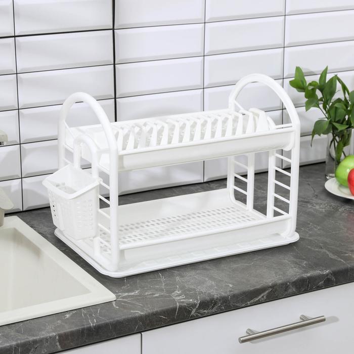 Сушилка для посуды "Антик", цвет МИКС