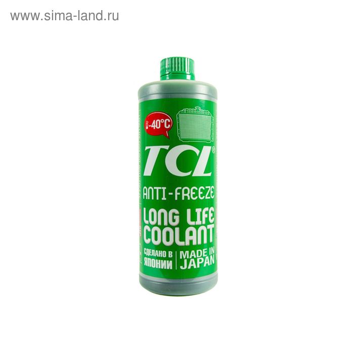 Антифриз TCL LLC -40C зеленый, 1 кг антифриз cool stream optima готовый 40c красный 10 кг