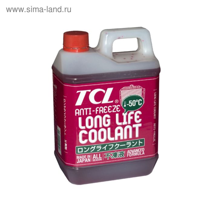 Антифриз TCL LLC -50C красный, 2 кг антифриз tcl power coolant концентрированный красный длительного действия 2 л