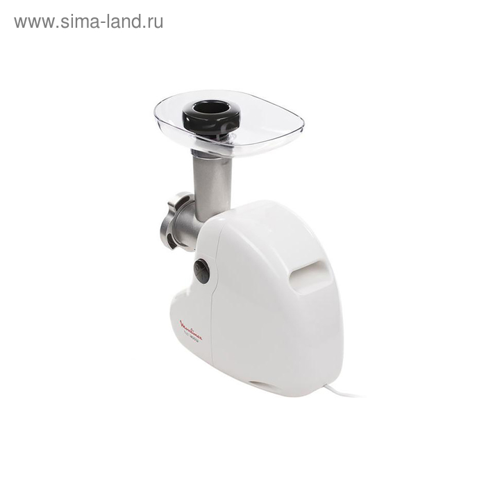 

Мясорубка Moulinex ME209139, 1400 Вт, 1 скорость, 1.7 кг/мин, белая