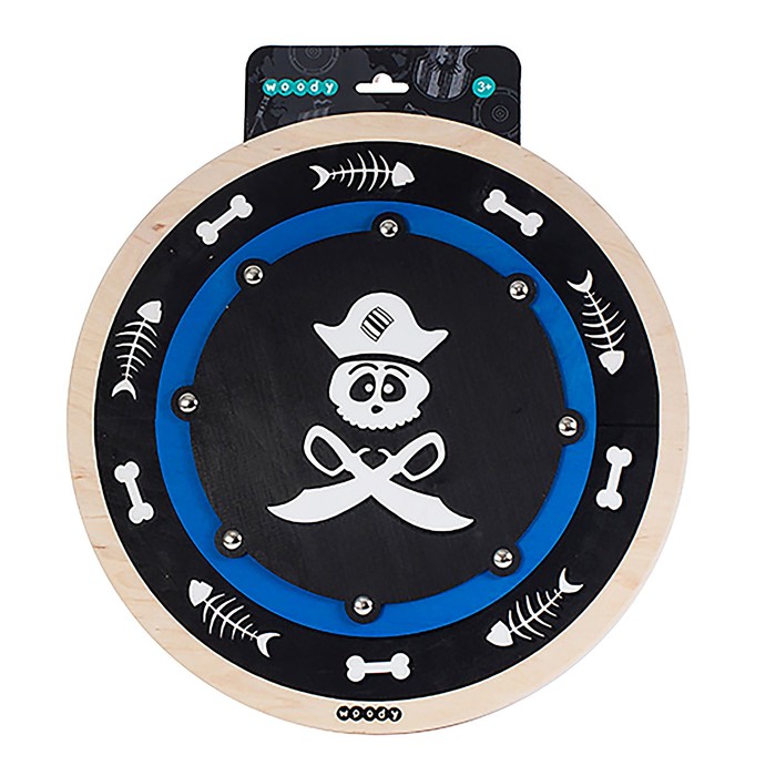 Щит деревянный "Пират"