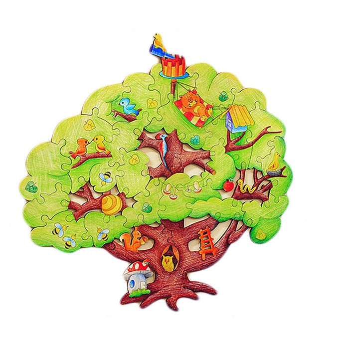 Пазл "Чудесное дерево", 39 элементов