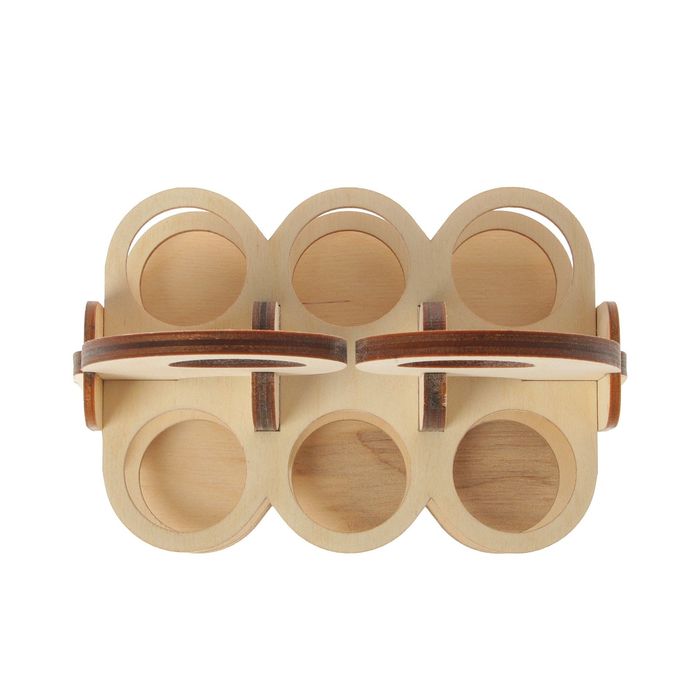 Подставка под масла "Комбо" ряды, для 6 пузырьков