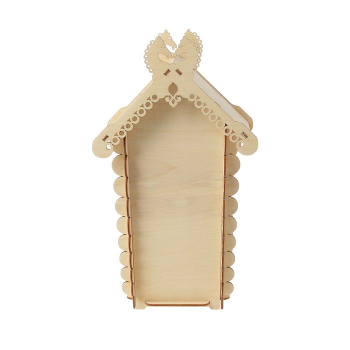 Чайный домик с коньком, 12х15х26 см