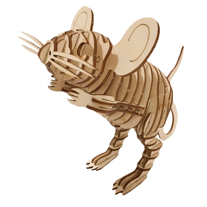 Конструктор "Мышь" (заготовка из фанеры)