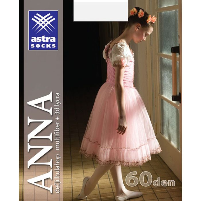 Колготки детские для танцев Anna, 60 ден, рост 152-164, цвет розовый