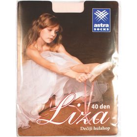 Колготки детские для танцев Liza, 40 ден, рост 98-110, цвет белый от Сима-ленд