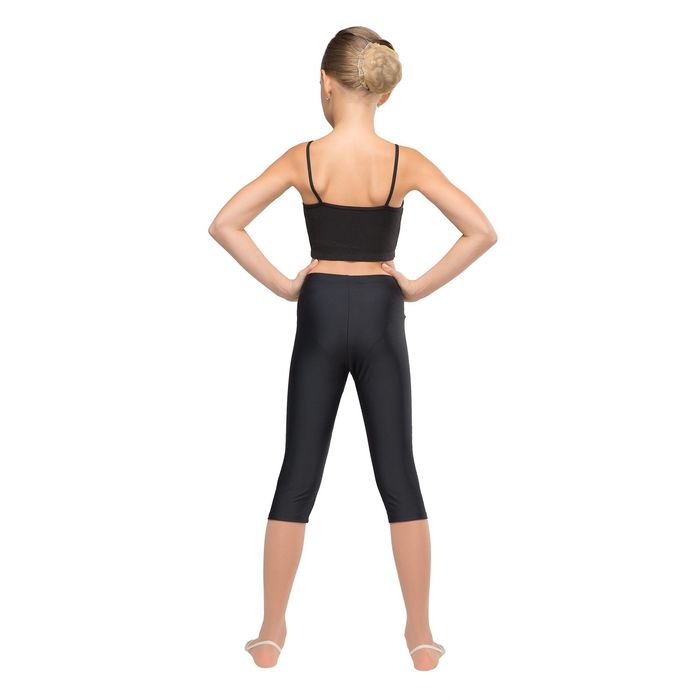 Топ на тонких бретелях, размер 32, цвет чёрный