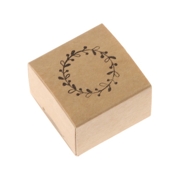 Штамп "Растительный венок" резина, 4х4 см (ШТ-121)