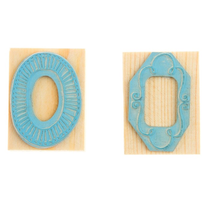 Штамп "Рамки" резина, набор 2 шт, 4х6 см (ШТ-262)