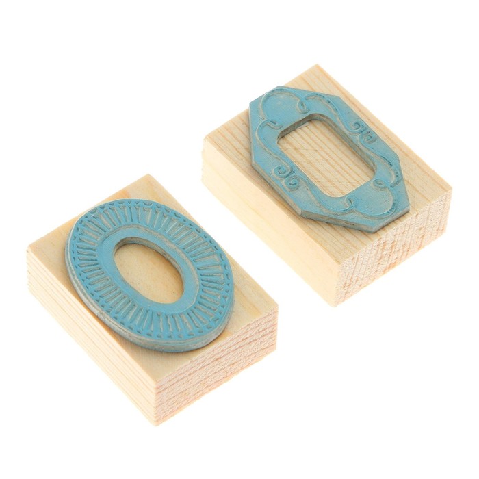 Штамп "Рамки" резина, набор 2 шт, 4х6 см (ШТ-262)