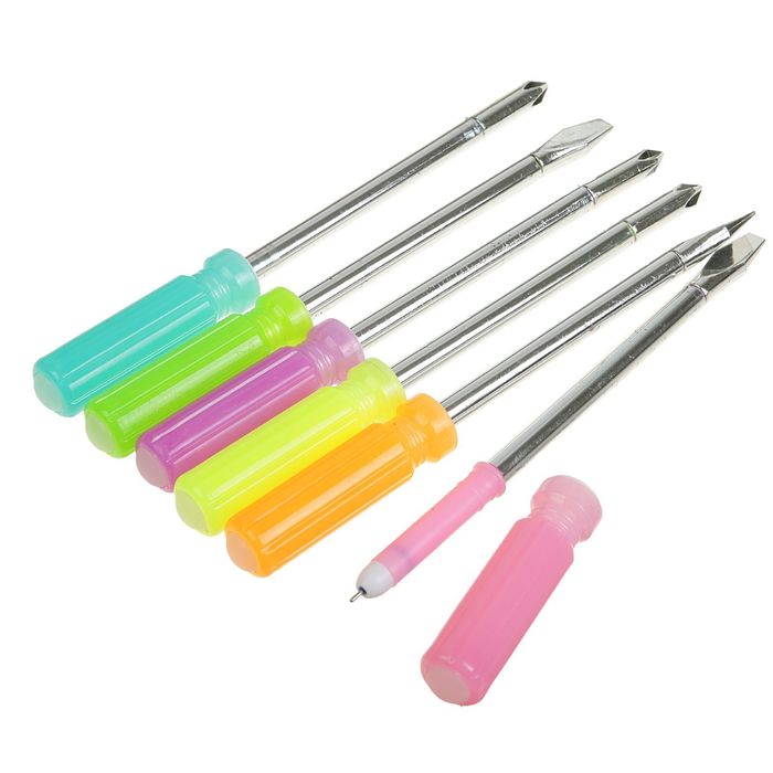 Ручка шариковая-прикол Отвертка МИКС