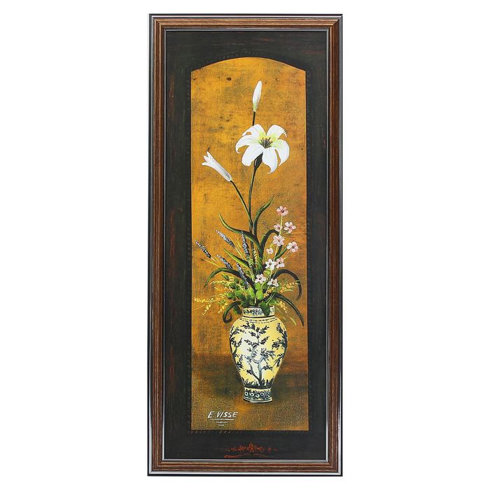 Картина "Цветы" 23*53 см