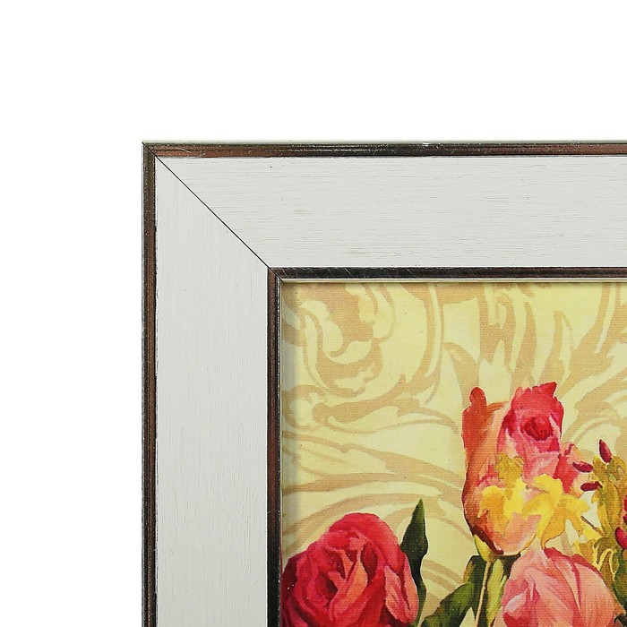 Картина "Завтрак" 21*21 см рамка микс