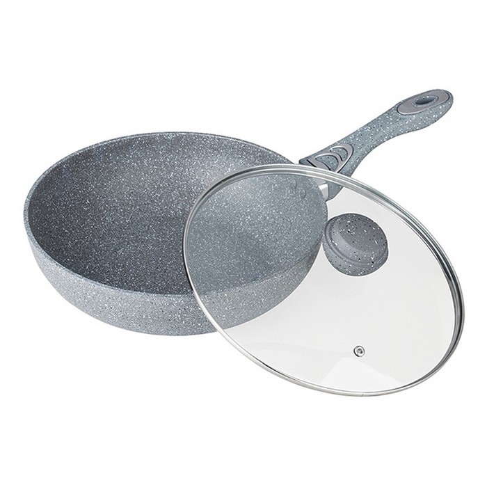 Сковорода ВОК 32 см SILVER MARBLE BK-7911