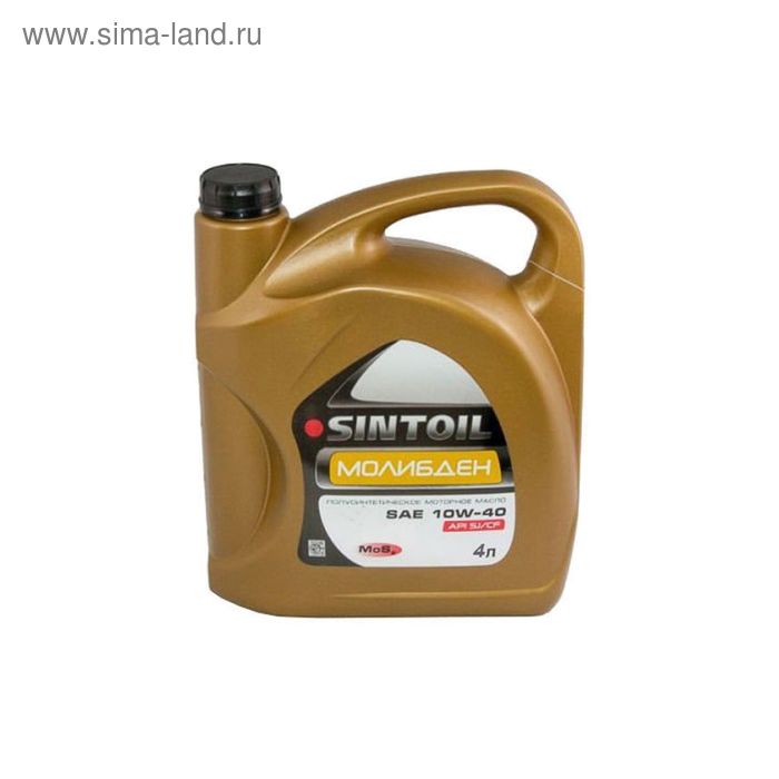 фото Моторное масло sintoil молибден 10w-40 полусинтетика 4л sintec