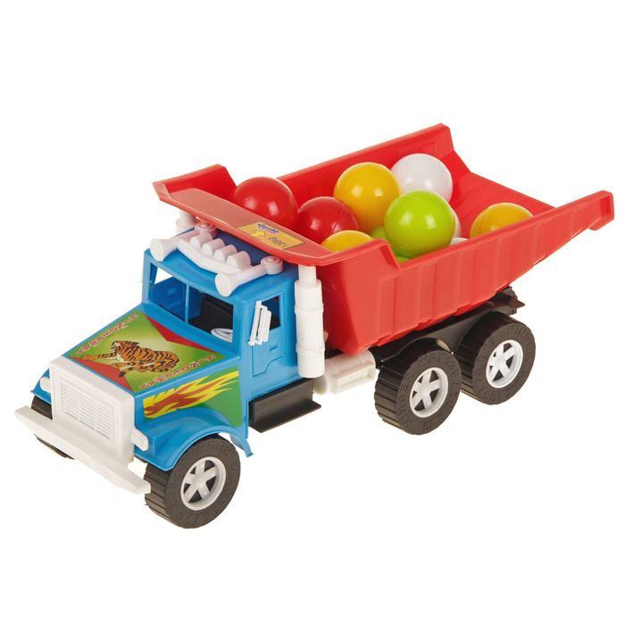 Машина Самосвал с шариками МИКС