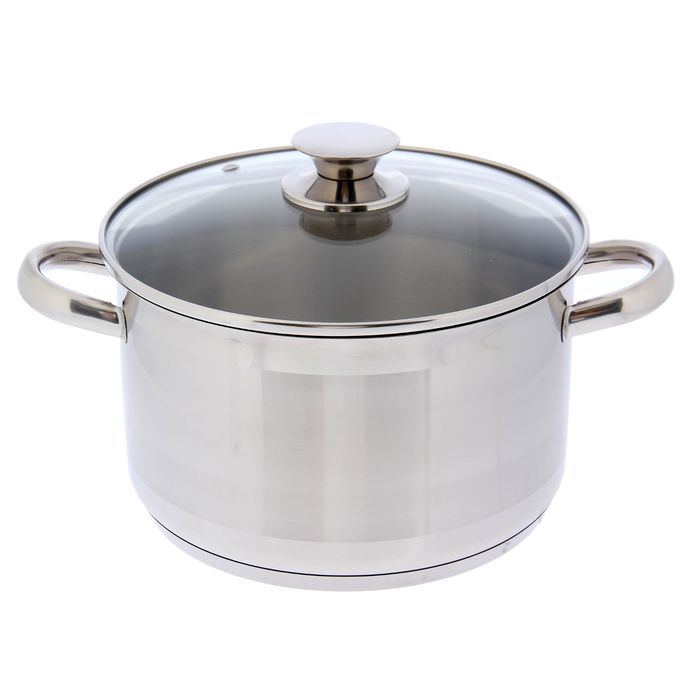 Кастрюля 4 л "Лотос Традиция", стеклянная крышка