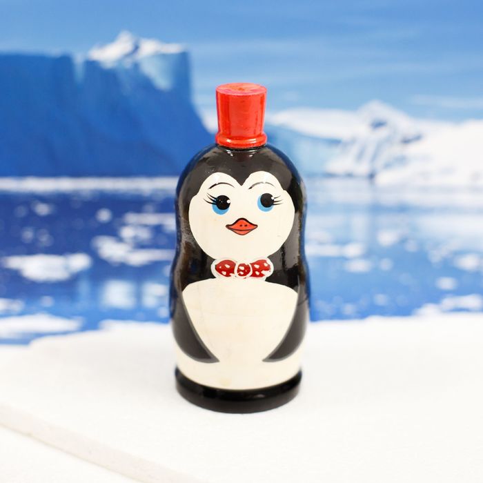 Матрешка 3 кукольная "Пингвин" 11см