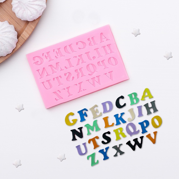 Молд 9,5х6,5 см "Английский алфавит"