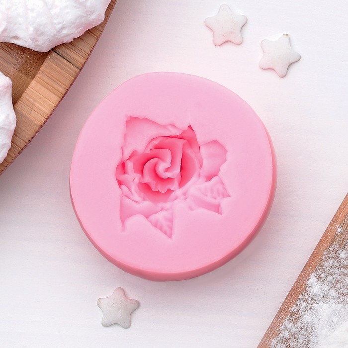 Молд 4,2х1,8 см "Роза с лепестками"