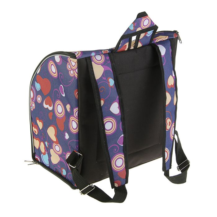 Рюкзак для переноски животных, 30 х 21 х 34 см, микс расцветок