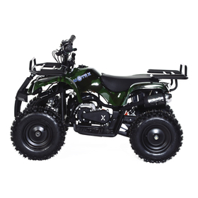 

Квадроцикл детский бензиновый MOTAX ATV Х-16 Мини-Гризли с Механическим стартером, зеленый камуфляж