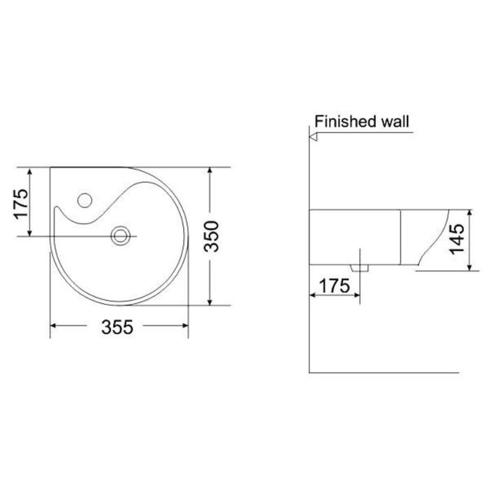 Раковина CREO LANCE LA3000