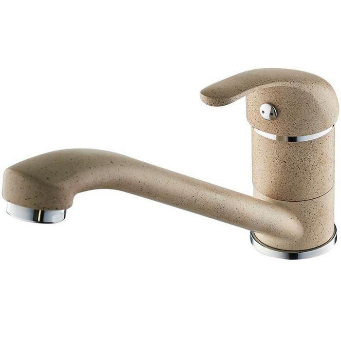 Смеситель для кухни "Исток" Калор" CL-31S, поворотный излив, цвет песочный