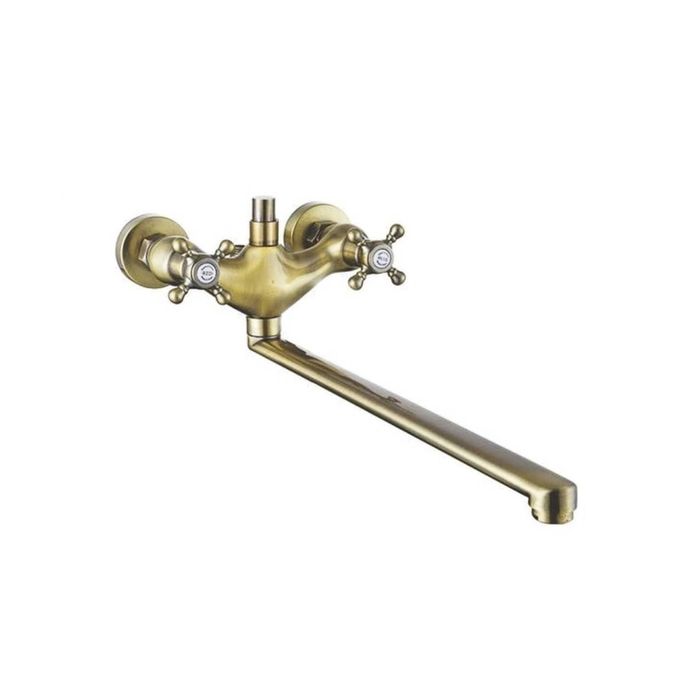 Смеситель для ванны Potato Р2360-2, силумин, цвет бронза