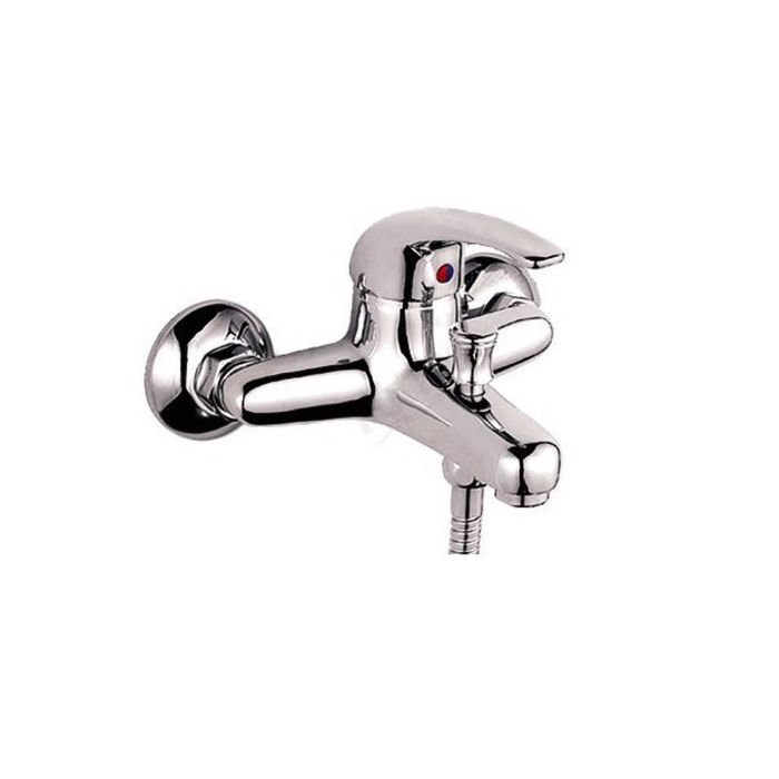 Смеситель для ванны Potato Р3004, с коротким изливом, силумин