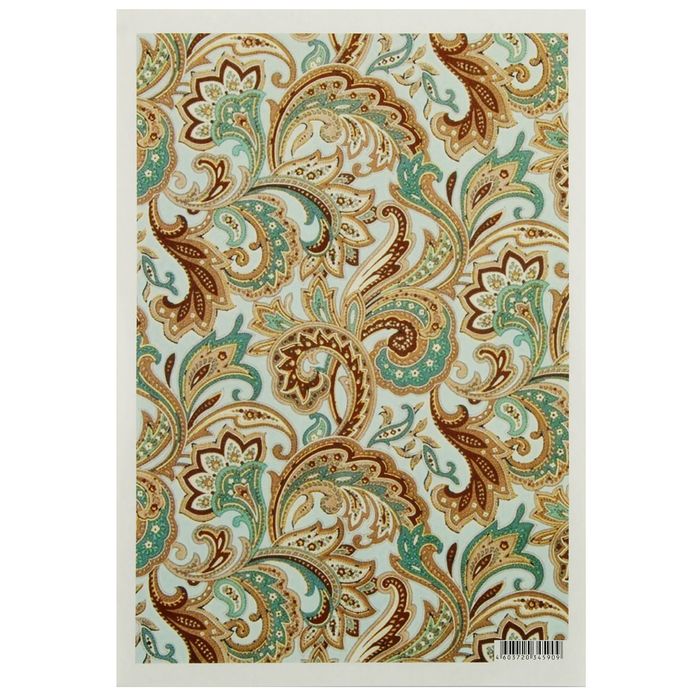 Декупажная карта "Турецкий огурец" 54 г/м2 формат А4