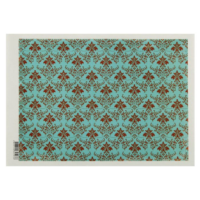 Декупажная карта "Дамаск-1" 54 г/м2 формат А4 (0230)