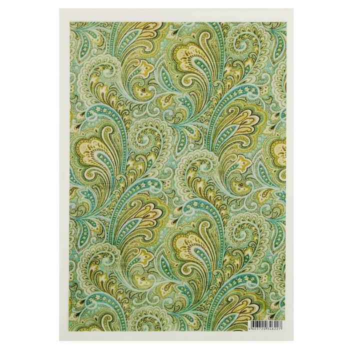 Декупажная карта "Турецкий огурец-2" 54 г/м2 формат А4