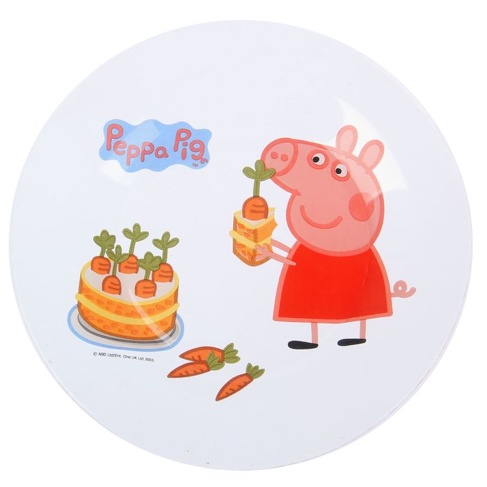 Тарелка d=19,5 см "Свинка Пеппа. Морковка"