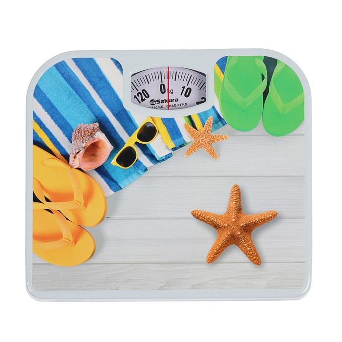 Весы напольные Sakura SA-5000-2, механические, до 130 кг